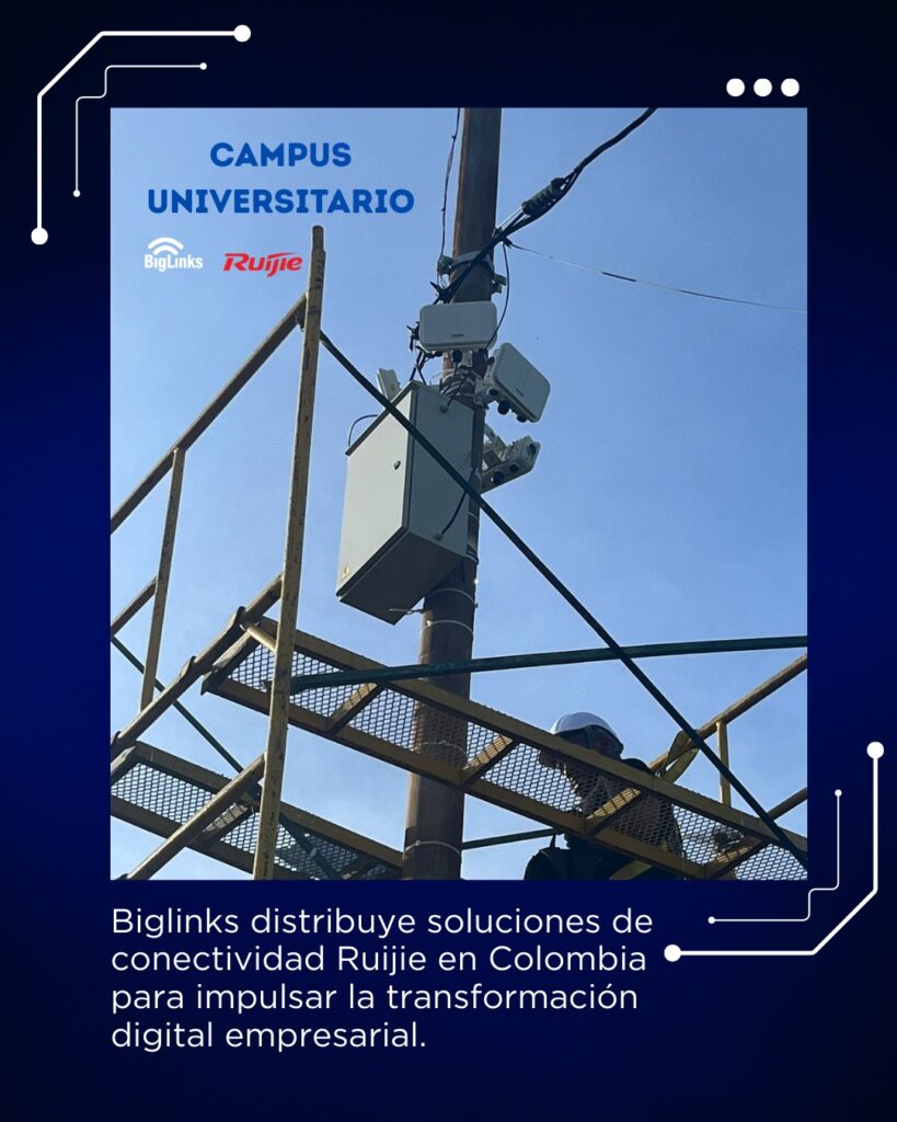 alt="Marca Ruijie, soluciones de red y distribución de BigLinks en Colombia"